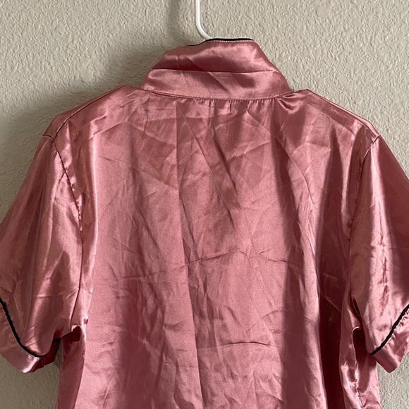 Satin Rose Pajama Set - Picture 10 of 12